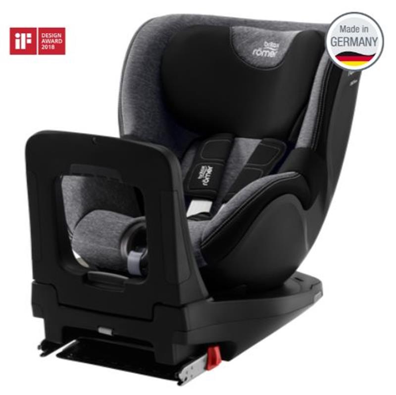 Britax Romer Dualfix i-Size - obrotowy fotelik samochodowy od urodzenia - 4 lat - 40 - 105 cm - 0 - 18 kg -Graphite Marble