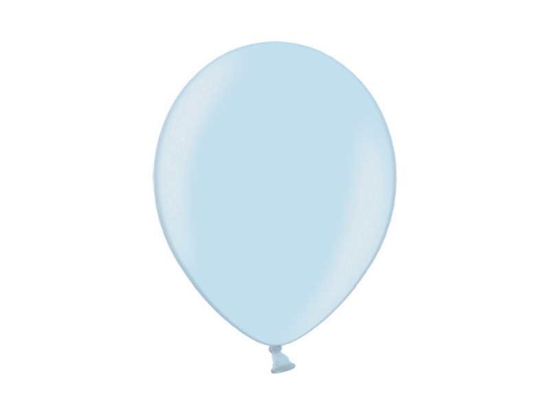 Balony 23cm, Metallic Light Blue (1 op. / 100 szt.)