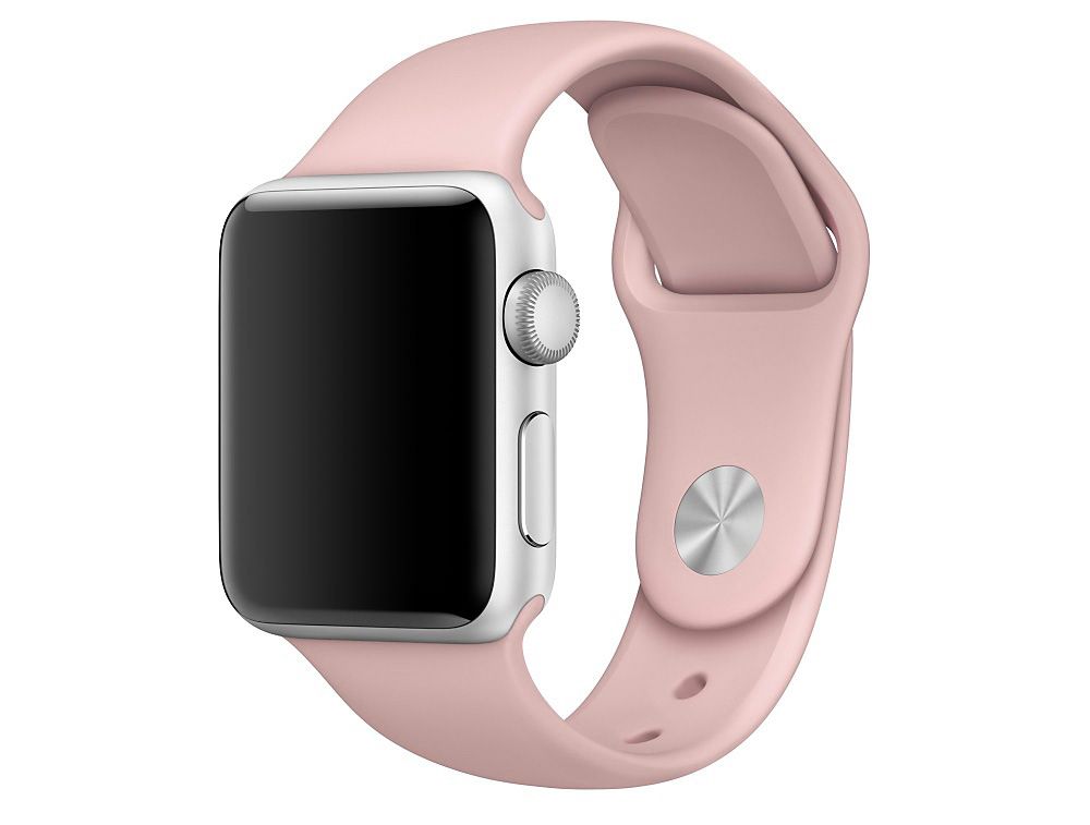 Tech-Protect SmoothBand [Pink Sand], Pasek do Apple Watch 1/2/3 (42mm)