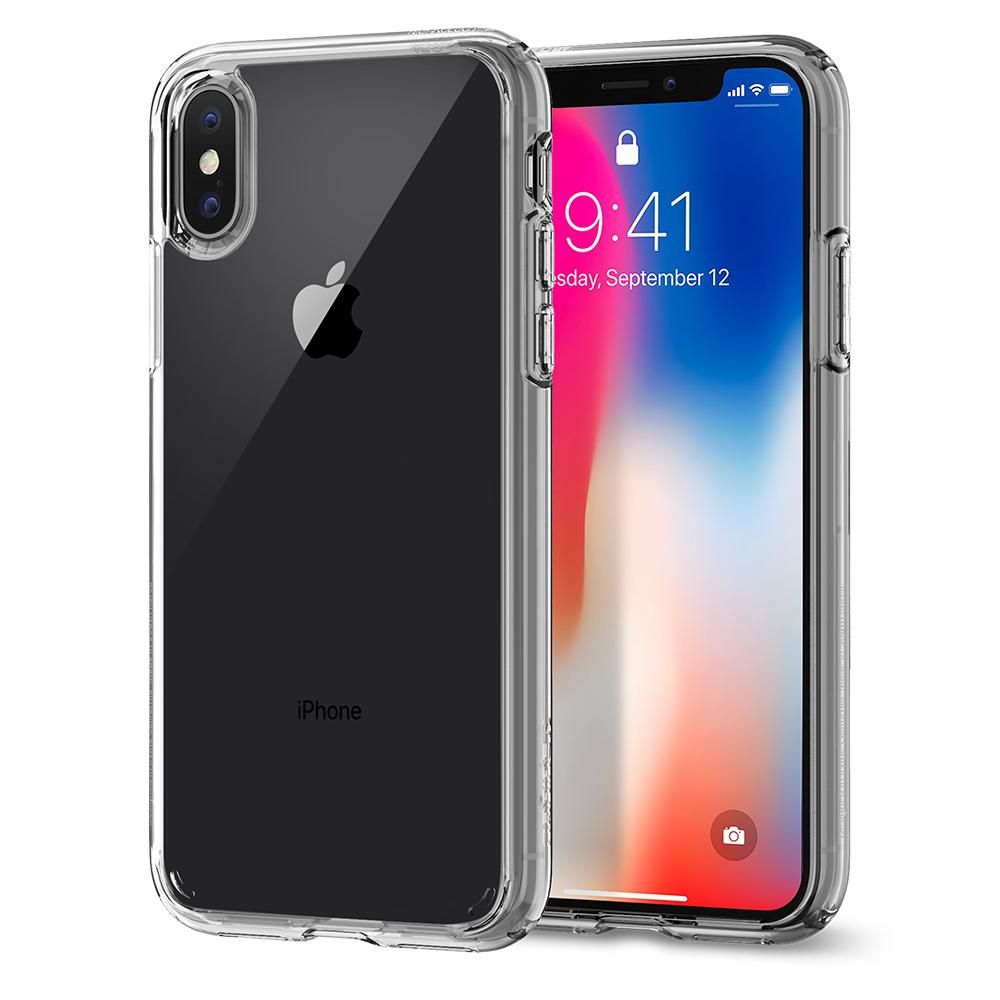 Spigen Ultra Hybrid [Crystal Clear], Etui dla iPhone X