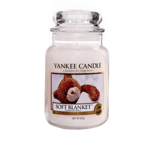 Świeca Yankee Candle Soft Blanket - duży słoik