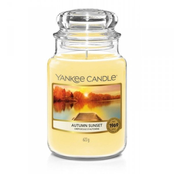 Świeca Yankee Candle Autumn Sunset - duży słoik