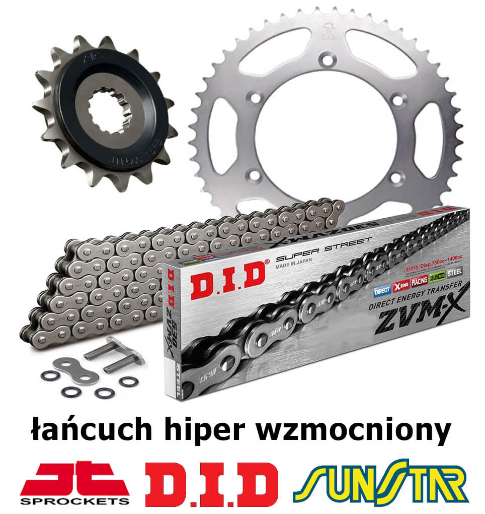 Aprilia Sl Shiver 750 2007-2016 Zestaw Napędowy Did Hiper Wzmocniony Aprilia 2007 750 Sl Shiver