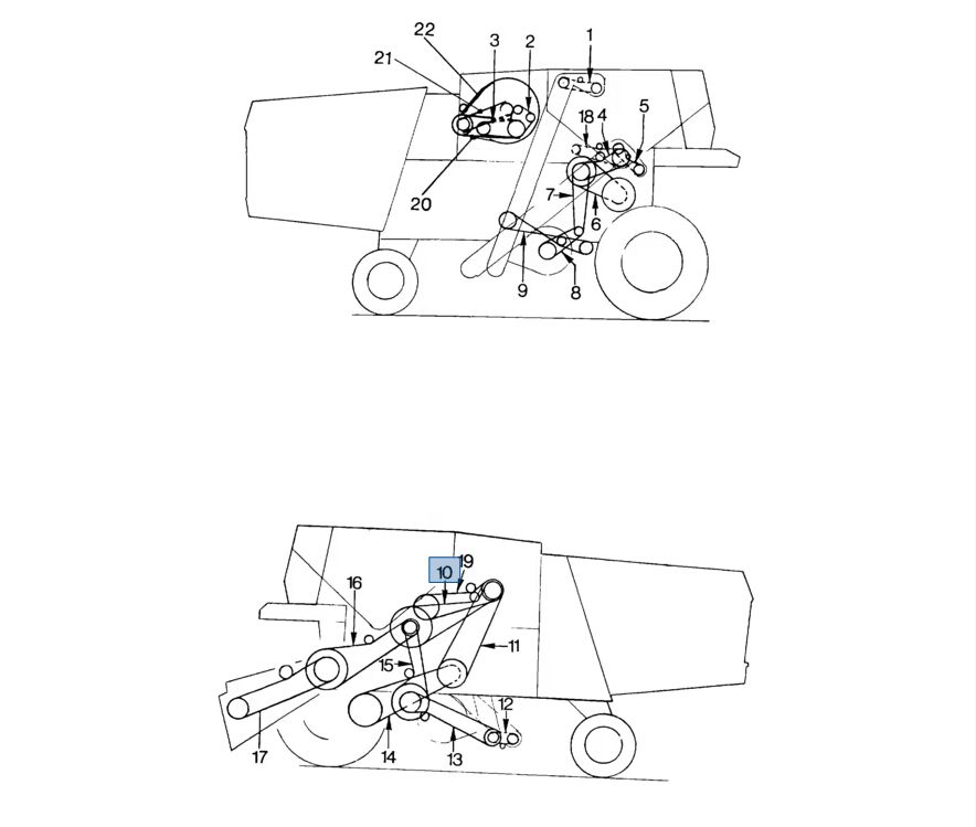 Pas New Holland MF 80447031