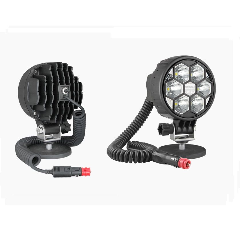 Lampa robocza LED 1500lm z uchwytem magnetycznym, przewodem spiralnym wyłącznik CRC3B.49294 Wesem