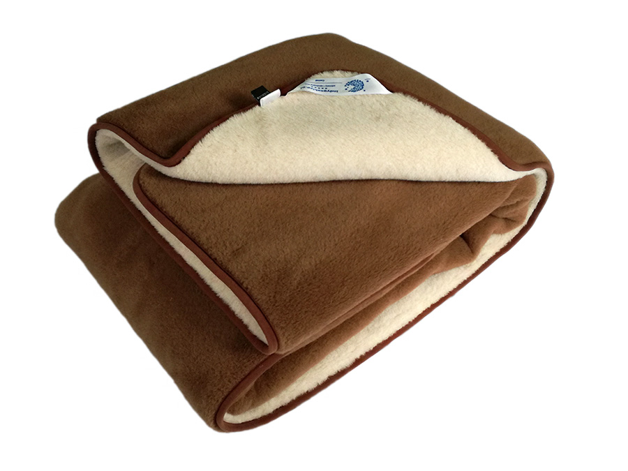 kołdra wełniana camel jasny/camel ciemny 140x200 (+-5cm)