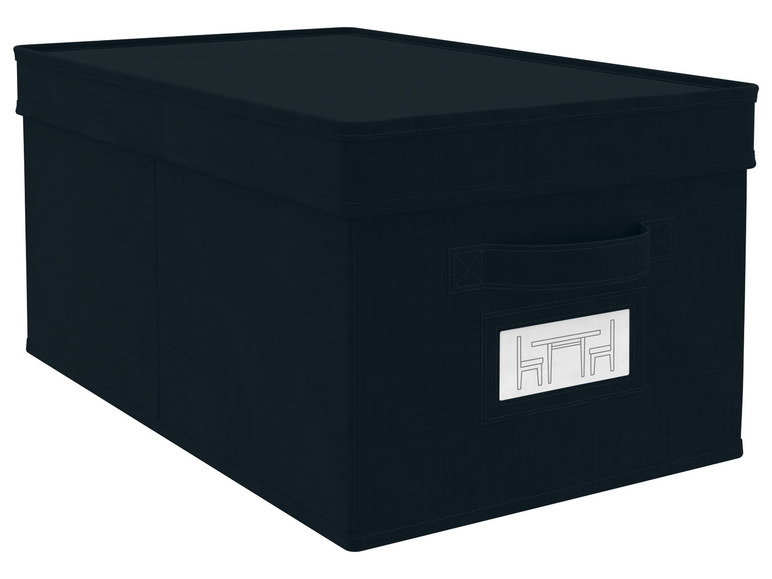 LIVARNO home Pojemnik do przechowywania Zestaw pudełek do przechowywania, czarny
