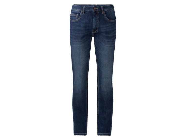 LIVERGY Jeansy męskie slim fit 50 34/32, Niebieski