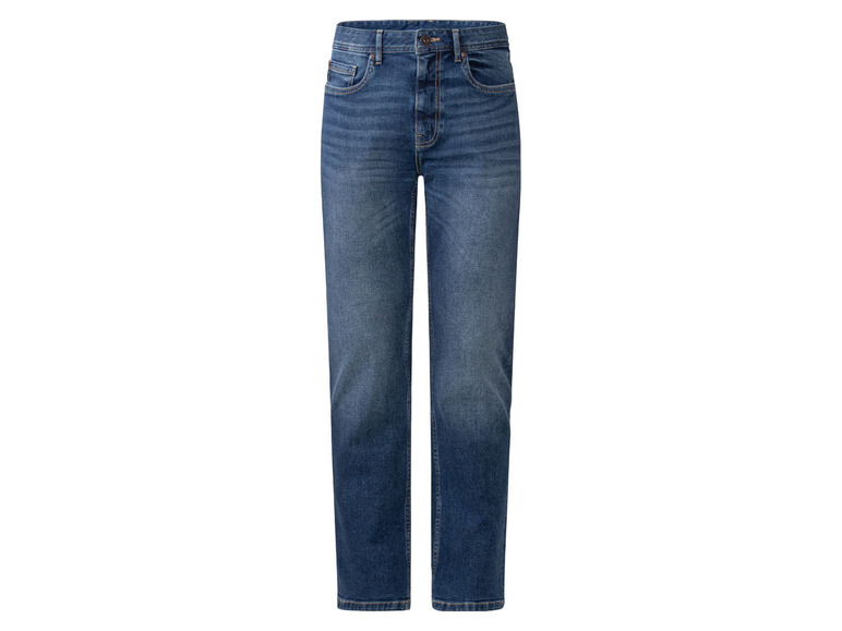 LIVERGY Jeansy męskie, straight fit 52 36/32, Jasnoniebieski