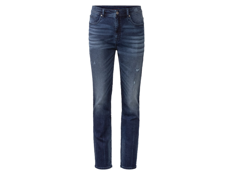 LIVERGY Jeansy męskie slim fit 46 30/32, Niebieski