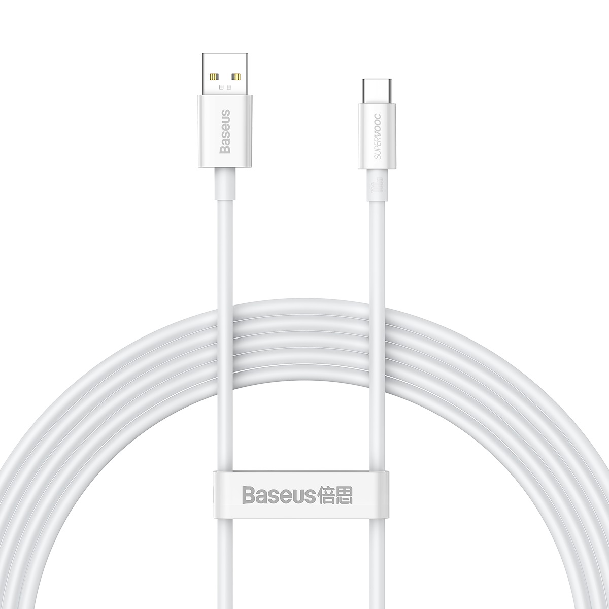 Baseus Superior Series kabel SUPERVOOC USB-A do USB-C 65W 2m biały