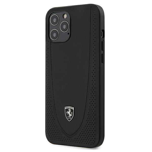 Ferrari FEOGOHCP12LBK iPhone 12 Pro Max 6,7" czarny/black hardcase Off Track Perforated