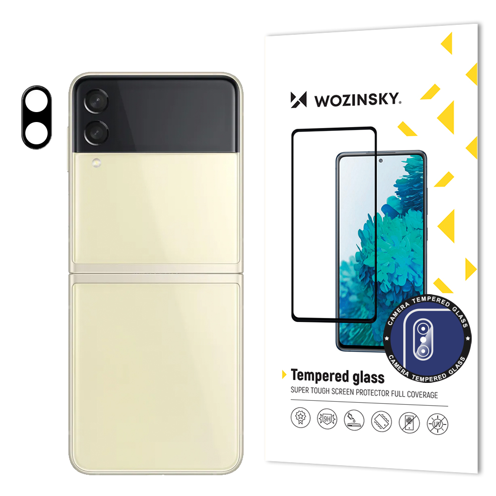 Wozinsky Full Camera Glass szkło hartowane 9H na cały aparat kamerę Samsung Galaxy Z Flip 3