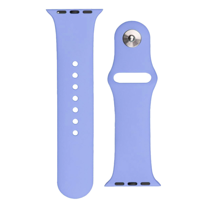 Silicone Strap APS silikonowa opaska do Watch Ultra / 8 / 7 / 6 / 5 / 4 / 3 / 2 / SE (45 / 44 / 42mm) pasek bransoleta do zegarka fioletowy