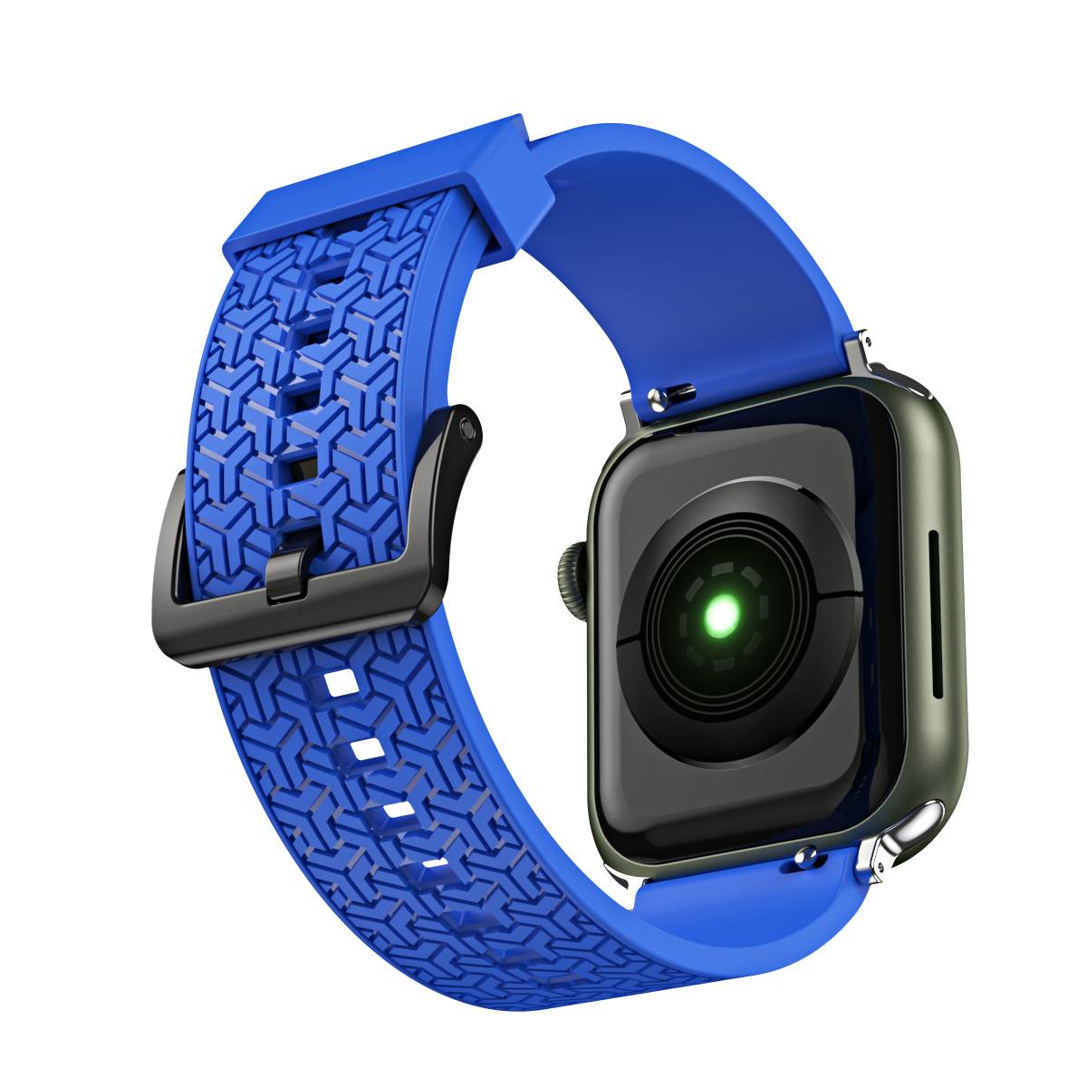 Watch Strap Y pasek do Apple Watch 7 / 6 / 5 / 4 / 3 / 2 / SE (45 / 44 / 42mm) opaska bransoleta do zegarka niebieski
