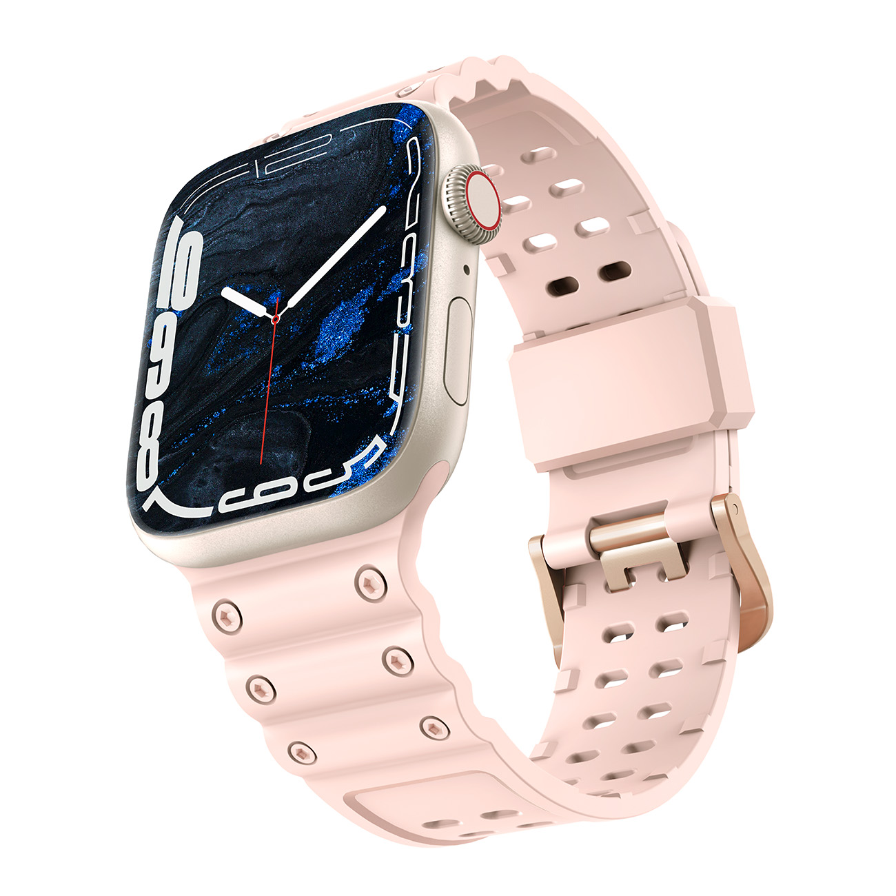 Strap Triple Protection pasek Apple Watch Ultra, SE, 8, 7, 6, 5, 4, 3, 2, 1 (49, 45, 44, 42 mm) opaska bransoleta różowy