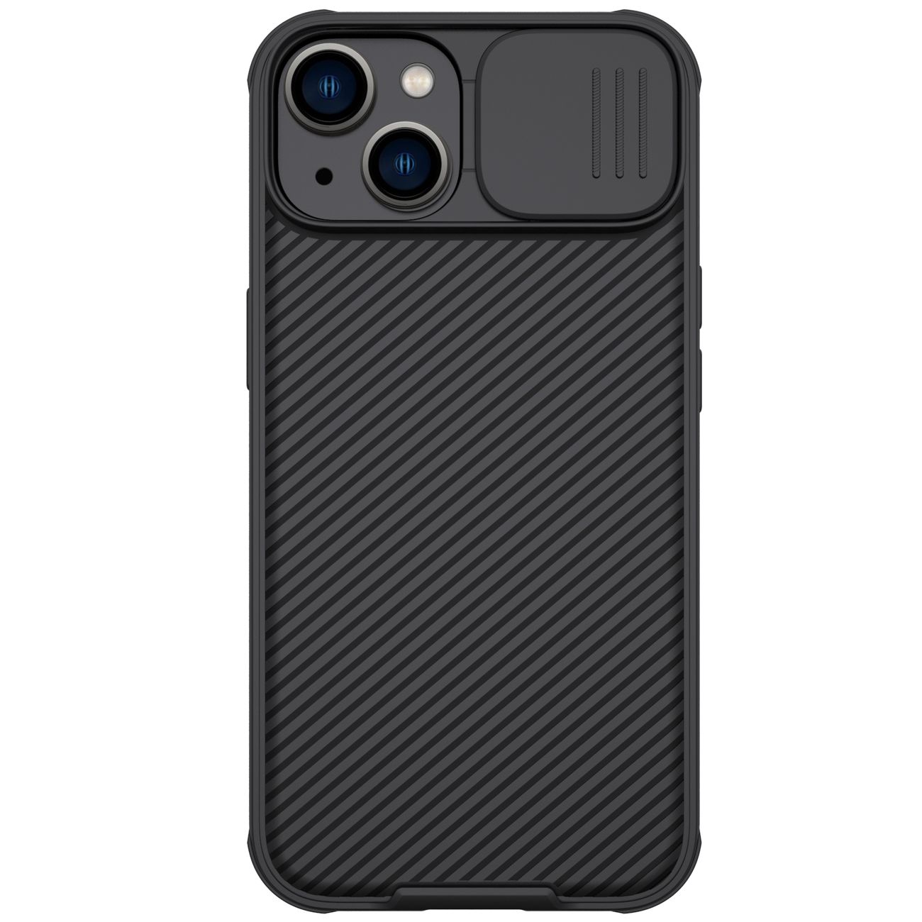 Nillkin CamShield Pro Magnetic Case etui iPhone 14 pokrowiec osłona na aparat kamerę czarny (z MagSafe)