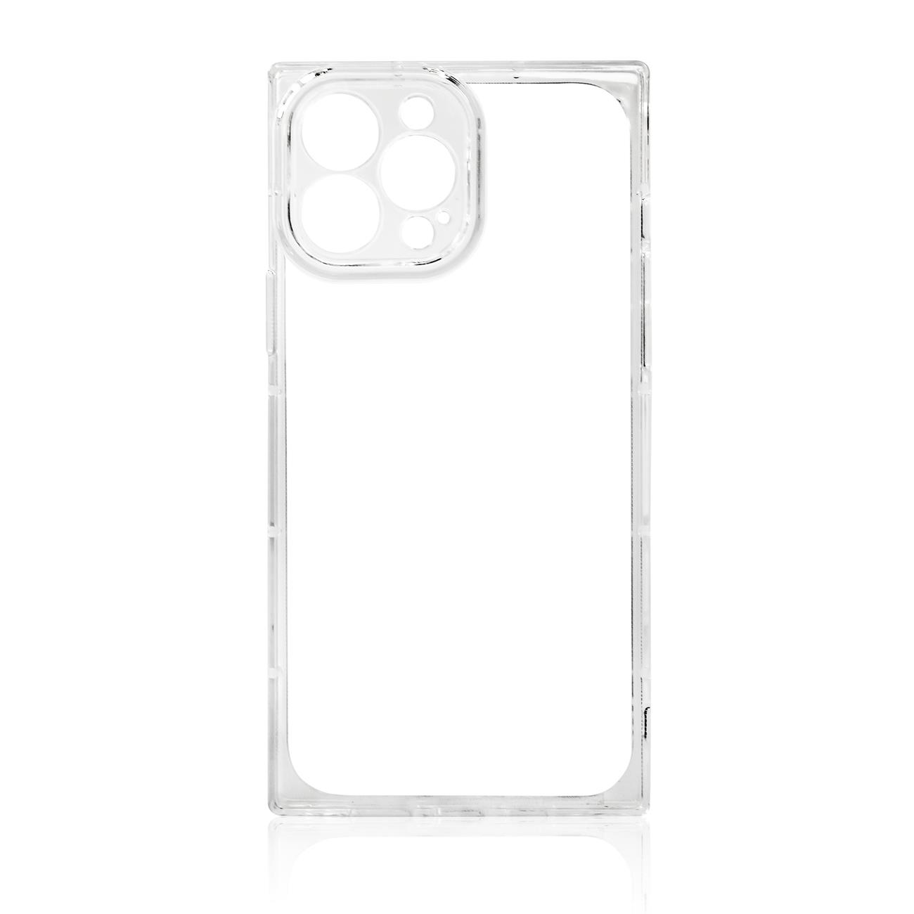 Square Clear Case etui do iPhone 12 Pro Max żelowy pokrowiec przezroczysty