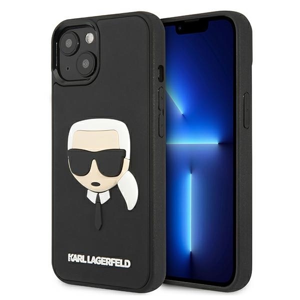 Karl Lagerfeld KLHCP13SKH3DBK iPhone 13 mini 5,4" czarny/black hardcase 3D Rubber Karl`s Head