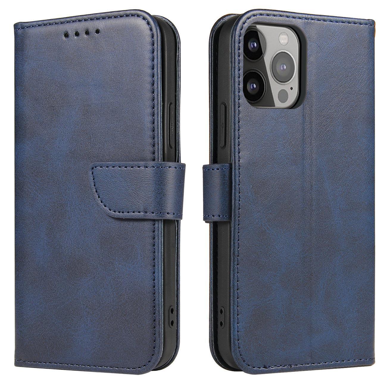 Magnet Case etui do Xiaomi Redmi Note 12 5G / Poco X5 5G pokrowiec z klapką portfel podstawka niebieskie