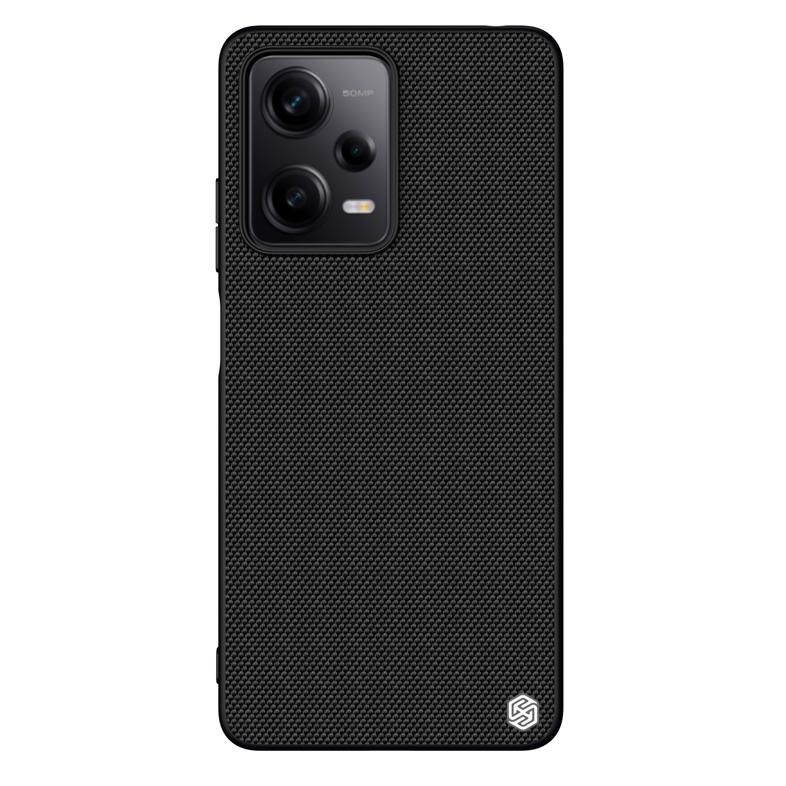 Nillkin Textured Case etui do Xiaomi Redmi Note 12 Pro / Poco X5 Pro 5G wzmocniony nylonowy pokrowiec czarne