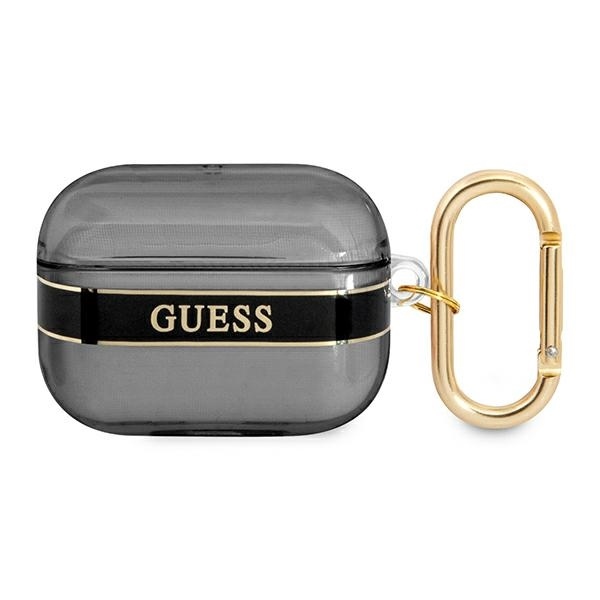 Guess GUAPHHTSK AirPods Pro cover czarny/black Strap Collection