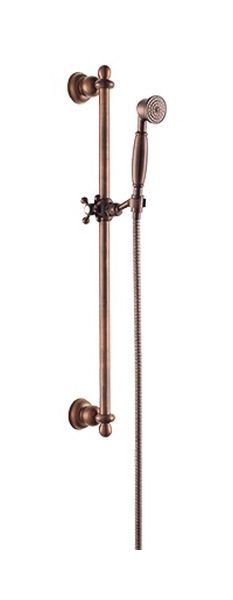 Darmowa Dostawa - Zestaw prysznicowy ścienny miedź Omnires Art Deco ARTDECOSORB