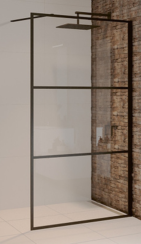 Darmowa Dostawa - Ścianka prysznicowa 140 cm Riho Grid G004028121