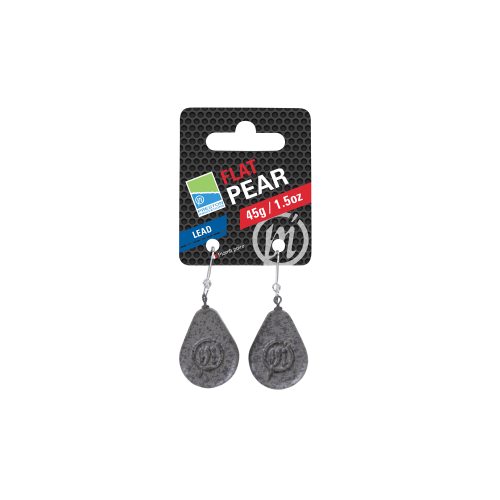 Preston Ciężarek Płaski Z Krętlikiem Flat Pear Lead 2szt 20g