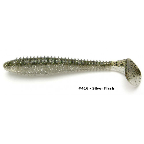 KEITECH guma Swing Impact Fat 4,3" 11cm 416 Silver Flash Minnow