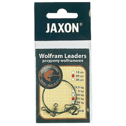 JAXON PRZYPON WOLFRAM 35cm LEADERS