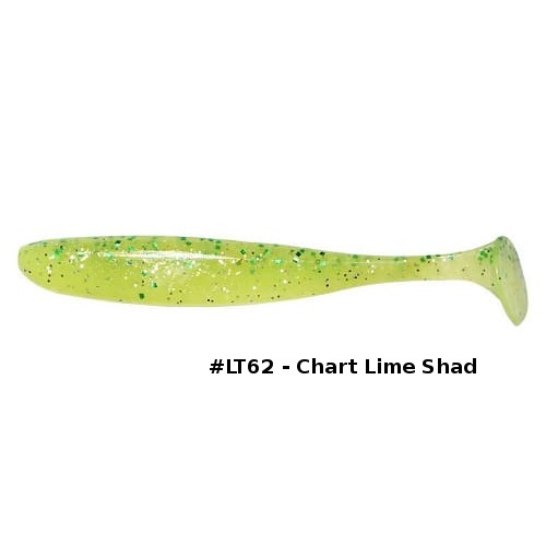 Keitech Guma Easy Shiner 5'' 12,5cm Chart Lime Shad