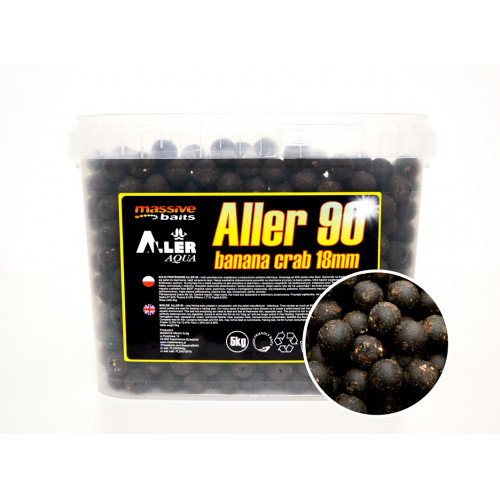 Massive Baits Kulki Aller 90 Banan Crab 18mm 5kg