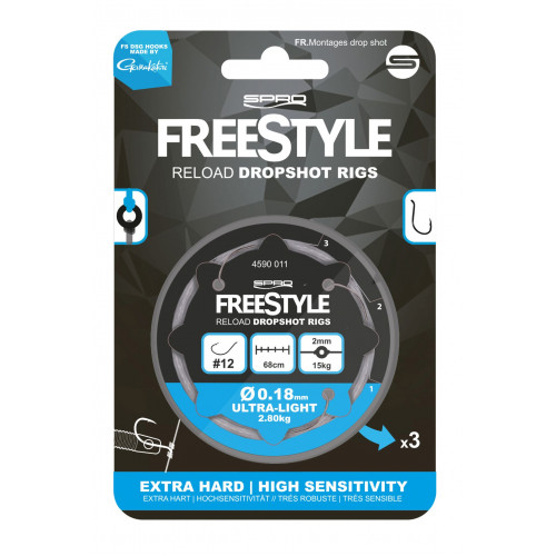 SPRO Freestyle przypon Dropshot 0,22mm-8