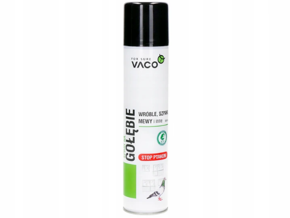 VACO SPRAY ODSTRASZAJĄCY, GOŁĘBIE, SZPAKI, MEWY I WRÓBLE 300ML - Petrostar