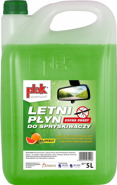 PLAK LETNI PLYN DO SPRYSKIWACZY GREJPFRUT 5L - Petrostar