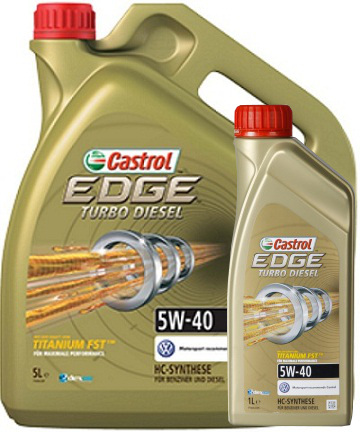 CASTROL EDGE TURBO DIESEL 5W40 TITANIUM FST 6L - Petrostar