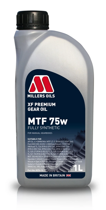 MILLERS OILS XF PREMIUM MTF 75W 1L - Petrostar