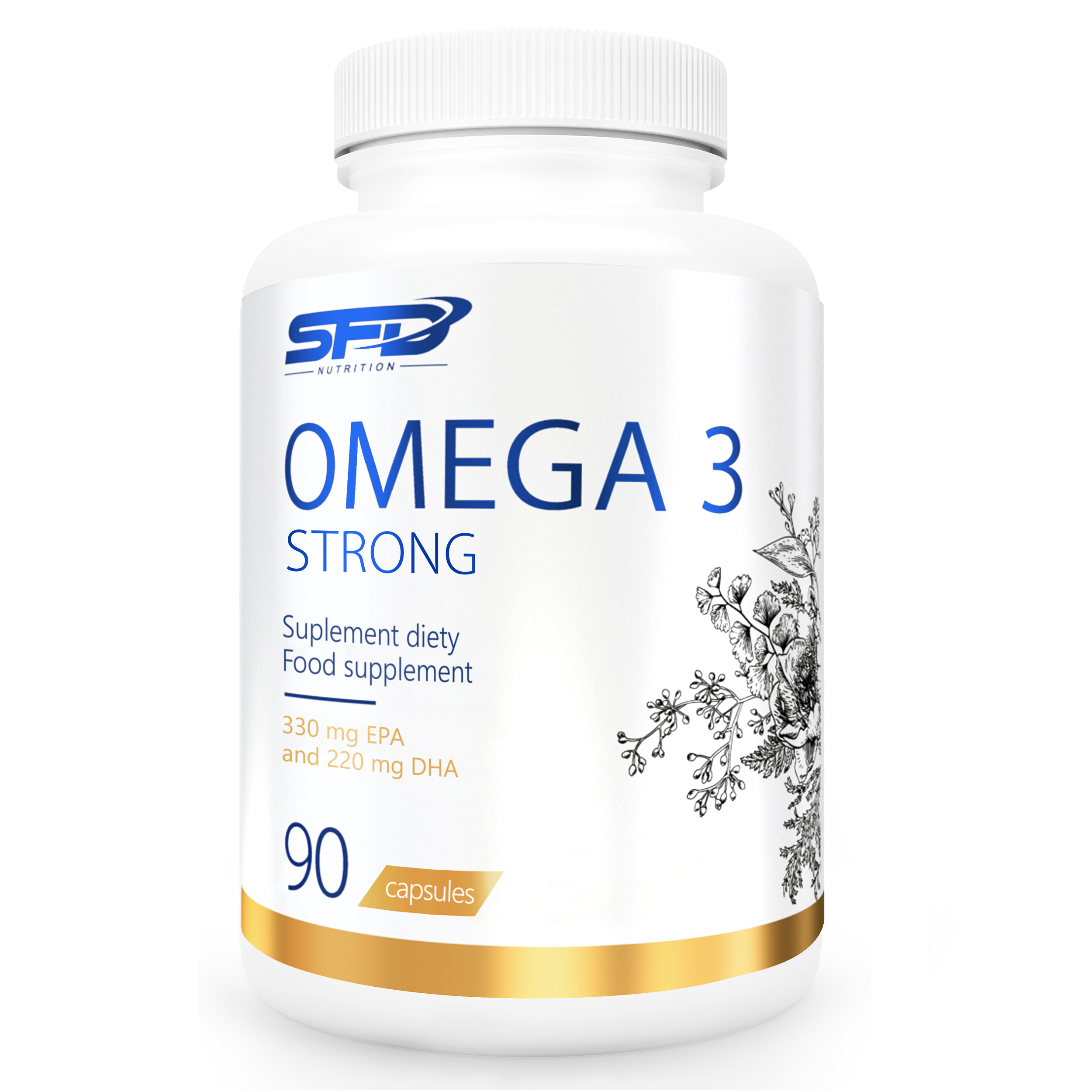 SFD Omega 3 Strong, 90 kap