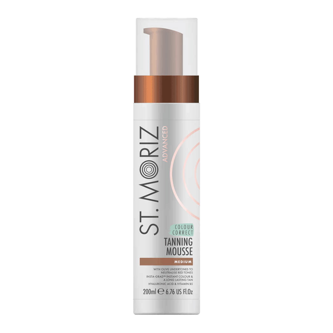 St. Moriz Samoopalająca, korygująca kolor pianka o bardzo średnim odcieniu, 200ml