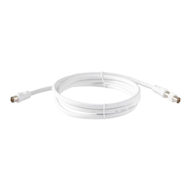 Kabel coaxial Blyss 1,5 m + adapter wejście męskie/żeńskie