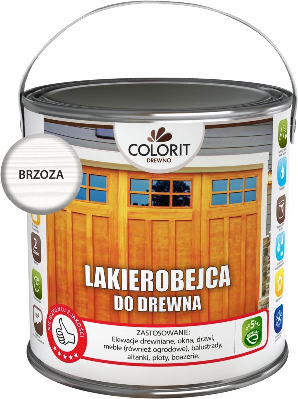 Lakierobejca do drewna Colorit Drewno brzoza 2,5 l