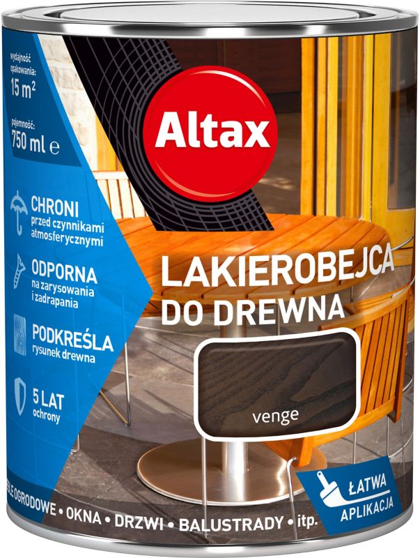 Lakierobejca do drewna Altax venge 0,75 l