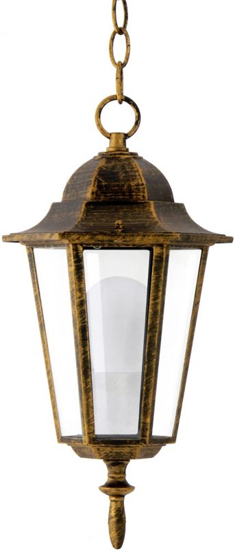 Lampa ogrodowa wisząca Polux Liguria 1 x 60 W E27 patyna