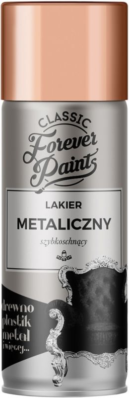 Lakier metaliczny szybkoschnący Forever Paints 400 ml miedziany