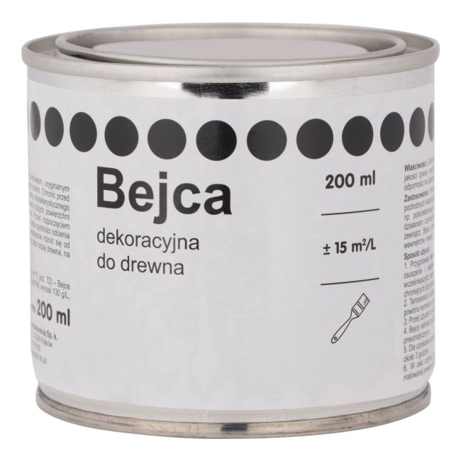 Bejca dekoracyjna biała 0,2 l