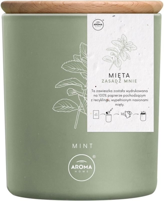 Świeca zapachowa Aroma Home Fresh Herbs mięta 150 g