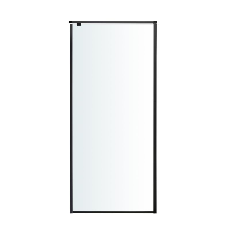 Ścianka prysznicowa GoodHome Ezili 90 cm czarna/transparentna