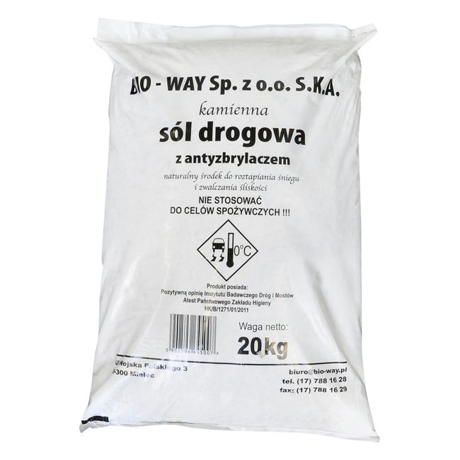 Sól drogowa 20 kg