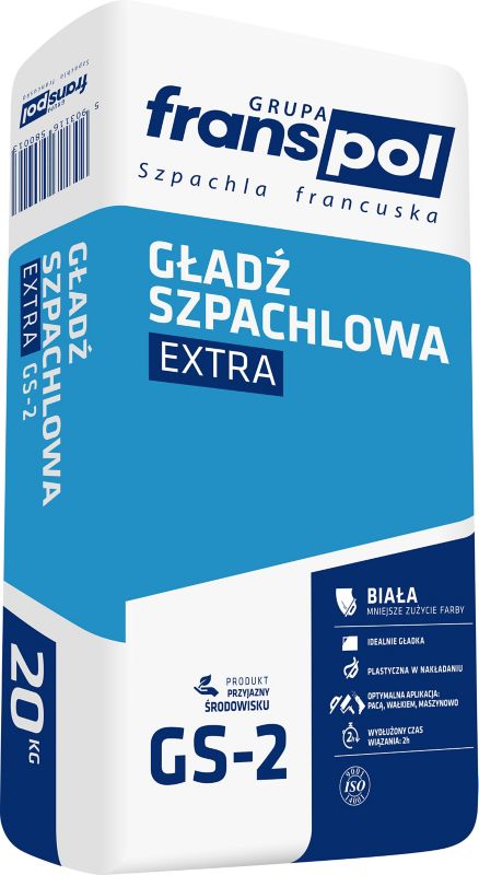 Gładź szpachlowa Extra GS-2 Franspol 20 kg